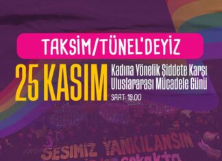 Erkek-devlet şiddetine karşı isyandayız! / İl il 25 Kasım eylemleri