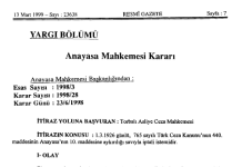 13 Mart 1999: Zina suç olmaktan çıktı ama gündemden düşmedi
