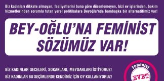 Yerel Seçimlere Feminist Adayımızla Katılıyoruz!