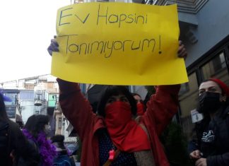 Bir türlü önlenemeyen erkek şiddeti ve eyleme katılanlara ev hapsi