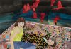 Karanlık adam kâbusu: Kadının kolektif hafızasından bir çığlık The Dream of Flight, María Berrío, 2019
