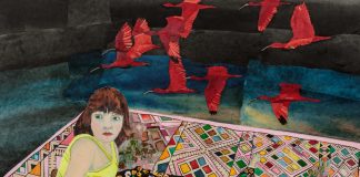 Karanlık adam kâbusu: Kadının kolektif hafızasından bir çığlık The Dream of Flight, María Berrío, 2019
