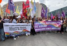 Kadınlar, lubunyalar ve emek-demokrasi güçleri: Ne LGBTİ+ olmak ne de örgütlenmek suç!