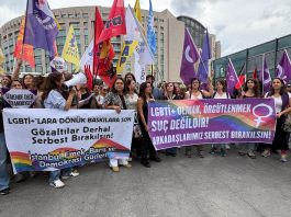 Kadınlar, lubunyalar ve emek-demokrasi güçleri: Ne LGBTİ+ olmak ne de örgütlenmek suç!